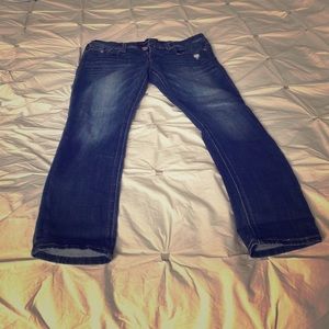Express cropped jean legging